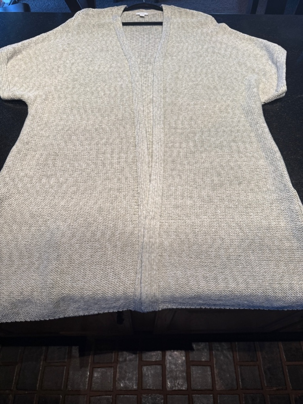 Pure J.Jill, Open Front, Short Sleeve, Cardigan, Size XL